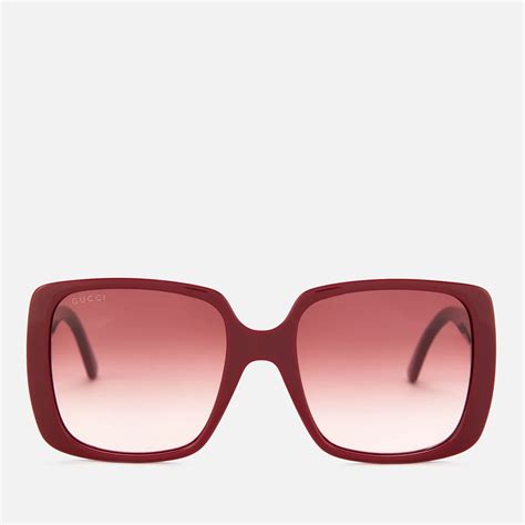 oversize square frame acetate sunglasses gucci|Gucci women's oversized square sunglasses.